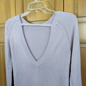 Lululemon drop-back pullover sweater - lilac color size 2